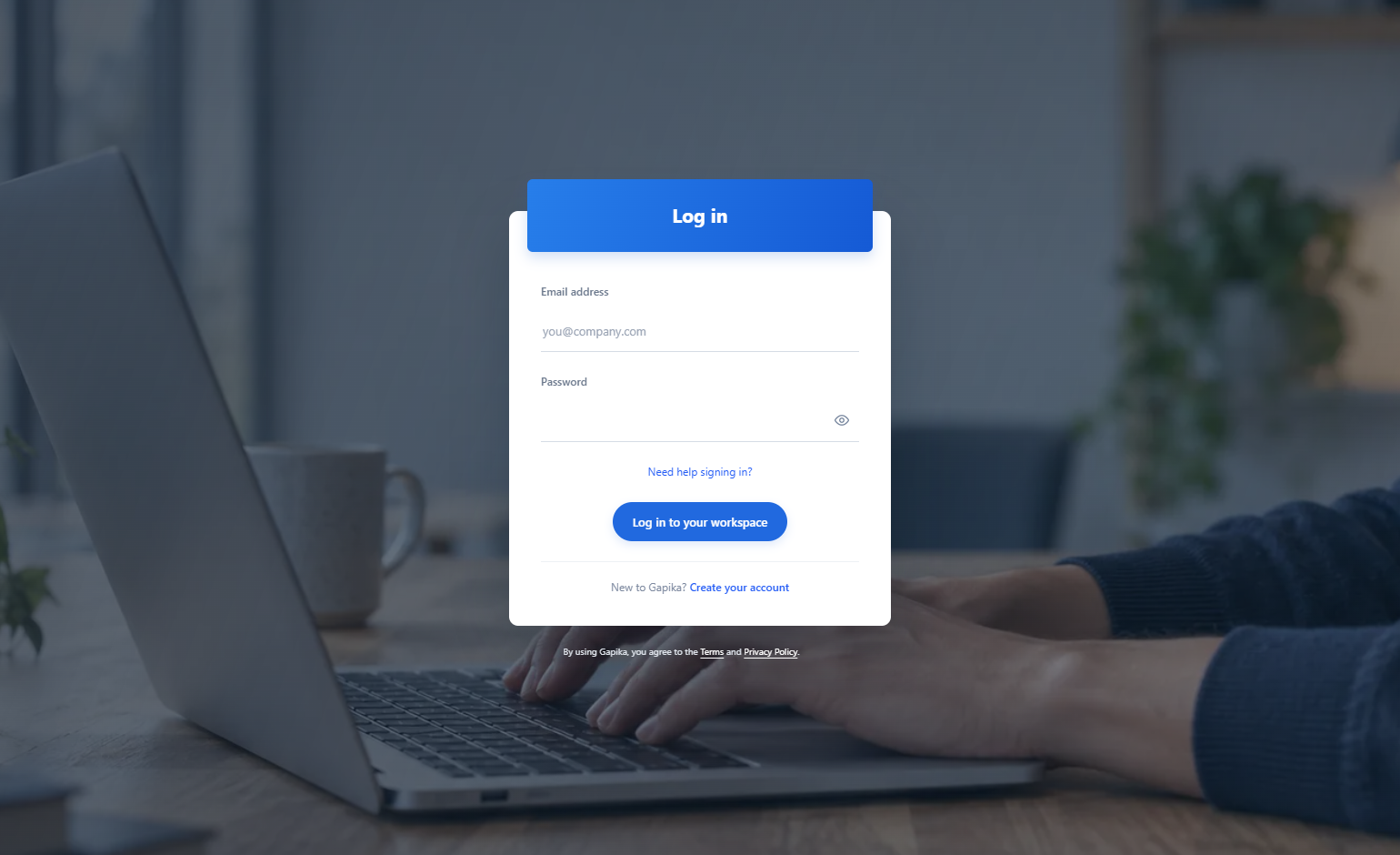 Sign in and recover access